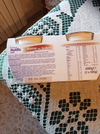 Nutilis Manzo con Verdure