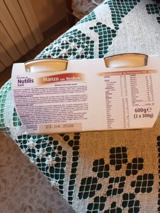 Nutilis Manzo con Verdure