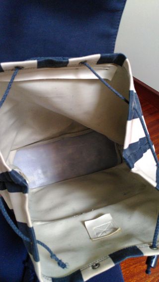 Mochila Laurent David rayas vintage