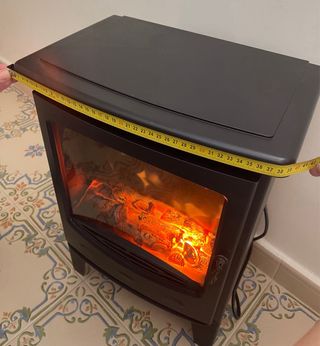 Chimenea eléctrica portátil con calefacción