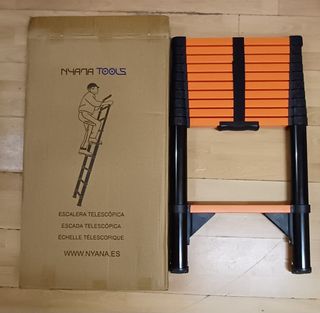 Escalera Telescópica acero inox 3.2m Nueva