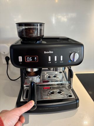 Cafetera Espresso Breville Barista Negra