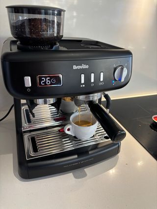 Cafetera Espresso Breville Barista Negra