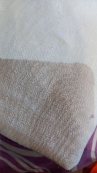 Sábana antigua de lino puro..lienzo.