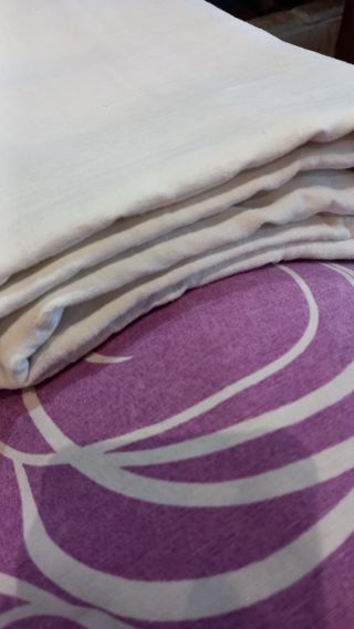 Sábana antigua de lino puro..lienzo.