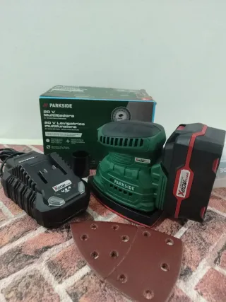 Parkside Multilijadora + 4ah + cargador rápido