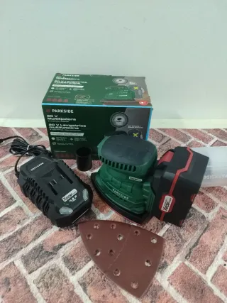 Parkside Multilijadora + 4ah + cargador rápido