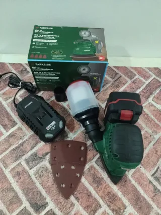 Parkside Multilijadora + 4ah + cargador rápido