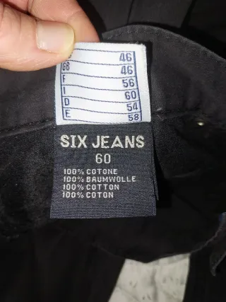 Pantaloni uomo Six neri