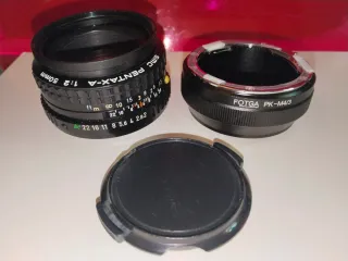 Objetivo para Cámara Pentax SMC 50mm 1:2 A PK-M4/3