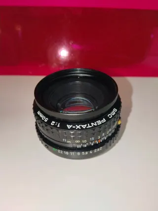 Objetivo para Cámara Pentax SMC 50mm 1:2 A PK-M4/3