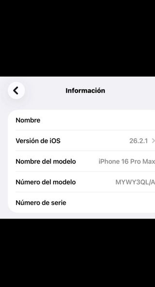 iPhone 16 Pro Max Plata/Gris Espacial