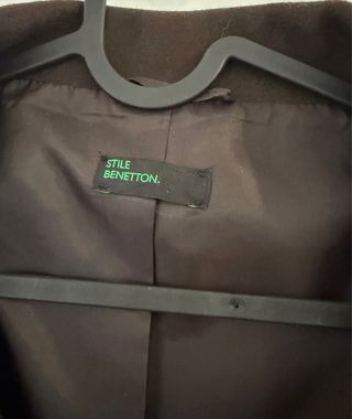 Abrigo Benetton Marrón