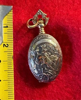 Reloj Joya Plata Ley con vistas en oro de 14k