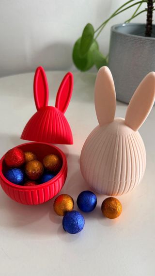 Ovo Páscoa Decoração Coelho Plástico
