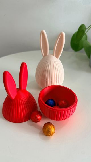 Ovo Páscoa Decoração Coelho Plástico