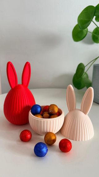 Ovo Páscoa Decoração Coelho Plástico