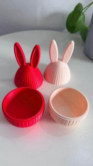 Ovo Páscoa Decoração Coelho Plástico