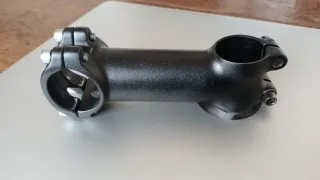 Potencia bicicleta 10 cm aluminio negra