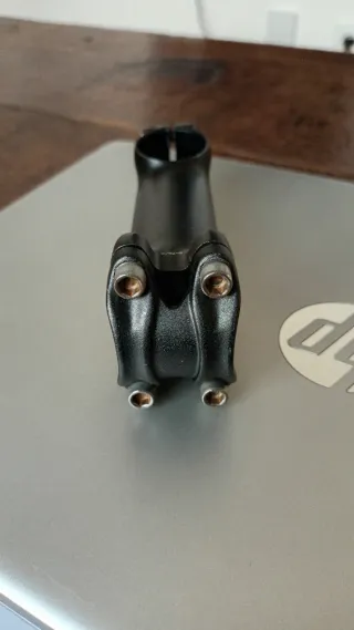 Potencia bicicleta 10 cm aluminio negra