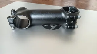 Potencia bicicleta 10 cm aluminio negra