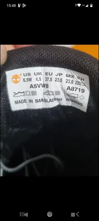 Stivaletti Timberland neri donna 37.5