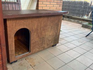 Caseta Perro Madera XL Techo Abatible