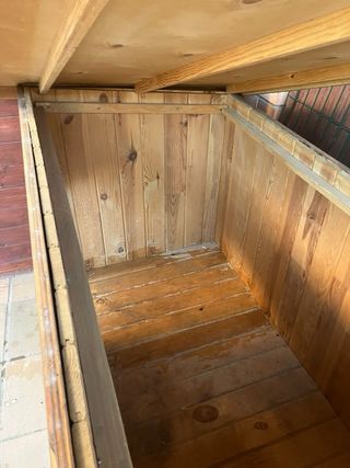 Caseta Perro Madera XL Techo Abatible