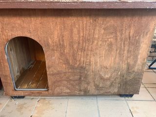 Caseta Perro Madera XL Techo Abatible