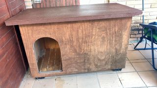 Caseta Perro Madera XL Techo Abatible