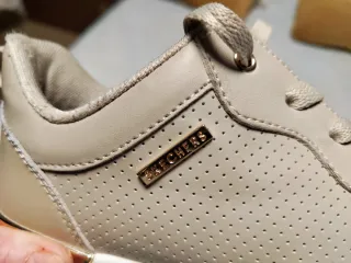 Zapatillas Skechers cuña beige talla 39