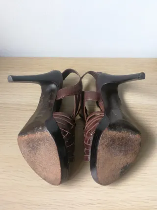 Sandalias Gloria Ortiz Marrones Talla 36