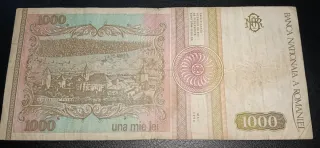 Banconota 1000 Lei 1993 Romania