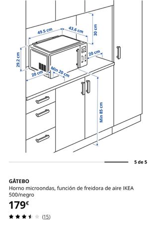 Horno Microondas Gatebo Ikea