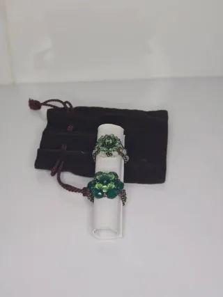 Anillos bisutería verdes