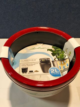 Maceta Lechuza Classico LS 28 Roja Brillante 16047