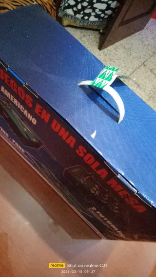 Juego 3 en 1: Billar, Futbolín y Ping Pong