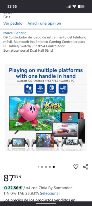 Mando para tablets grandes D9