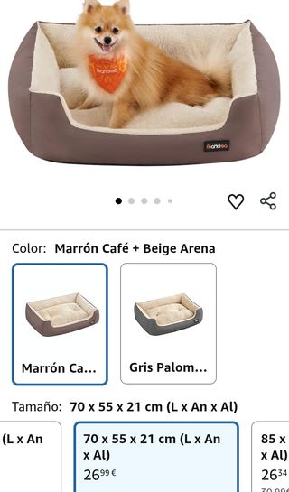 Feandrea Cama para Perros, Sofá Cama para Mascotas