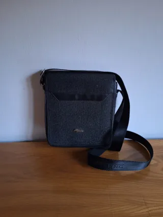 Borsello uomo nero tracolla