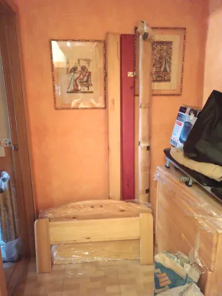 Cama estructura 90 cm sin somier