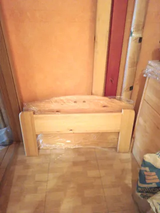 Cama estructura 90 cm sin somier