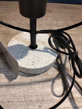 Lámpara De Mesa, Sobremesa Sala De Estar, Dormitorio, Oficina Base Industrial Terrazo