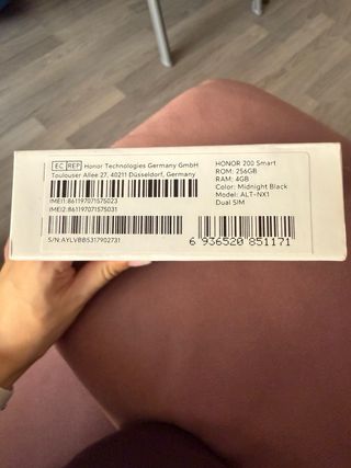 HONOR 200 Smart Negro Sin Usar