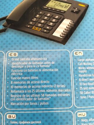 Telefono Alcatel Temporis 76 - Nero