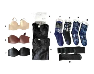 Lote Sujetadores y Camisetas Térmicas