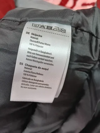 Chaqueta de esquí bicolor