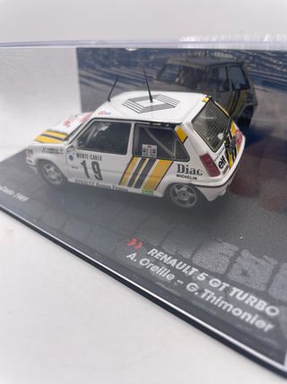Renault 5 GT Turbo Rally Montecarlo 1989 1/43