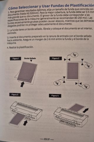 Plastificadora A3 Profesional 4 Rodillos