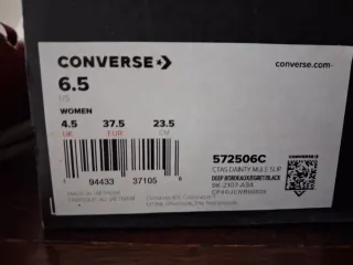 Converse Chuck Taylor Dainty Mule Slip - Burdeos/F